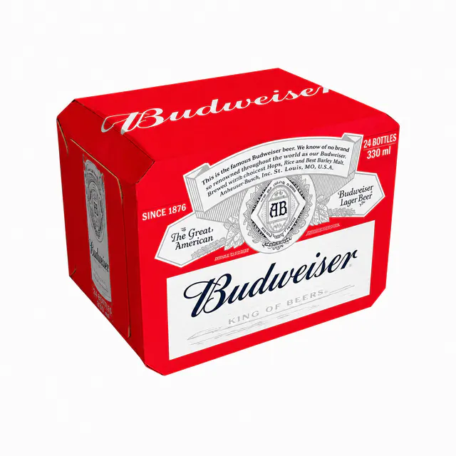Cerveja Budweiser Long Neck 330ml (Caixa com 24)